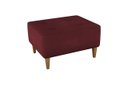 Ver imagem 2 de Kit 2 Puff Decorativo Piva Suede Vinho