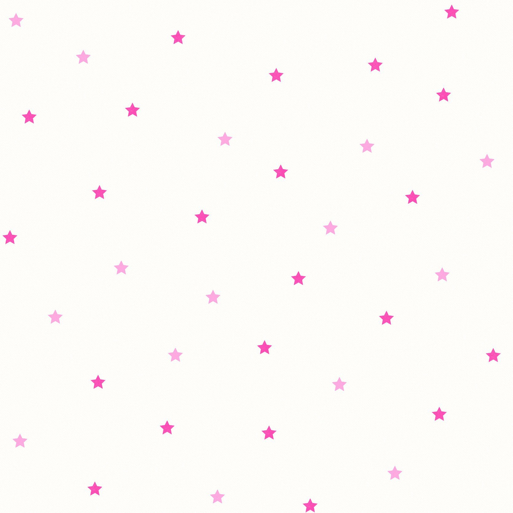 Papel de Parede Fofura Baby Estrelas Rosa Fundo Branco FF4049