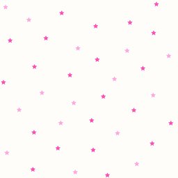 Papel de Parede Fofura Baby Estrelas Rosa Fundo Branco FF4049 - 1