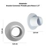 Adaptador Encaixe Pressão Abs Rosca 1/2 Bsp Cônica - 4