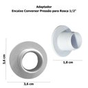Ver imagem 4 de Adaptador Encaixe Pressão Abs Rosca 1/2 Bsp Cônica