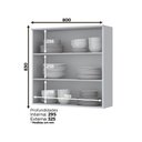 Ver imagem 2 de Armário Aéreo 80cm 2 Portas Emily Henn