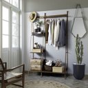 Ver imagem 1 de Arara de Roupas em Aço Begônia CabeCasa MadeiraOriginals