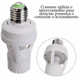Soquete com Sensor D Presença para Lâmpada Led Movimento360º - 5