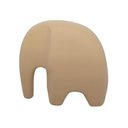 Ver imagem 1 de Escultura Elefante Minimalista em Cerâmica Fosca Decorativa - Bege