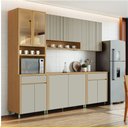 Ver imagem 2 de Cozinha 5 Peças 12 Portas 2 Gavetas Nesher Luna 270 Cm 100 Mdf