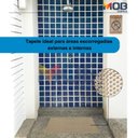 Ver imagem 2 de Tapete para Box Banheiro Ducha Grid 5mm 60x70 Antiderrapante Desenho do Tecidido:vazado; Cor:bege