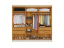 Ver imagem 2 de Guarda Roupa Casal Ripado 6 Portas Oxford Made Marcs