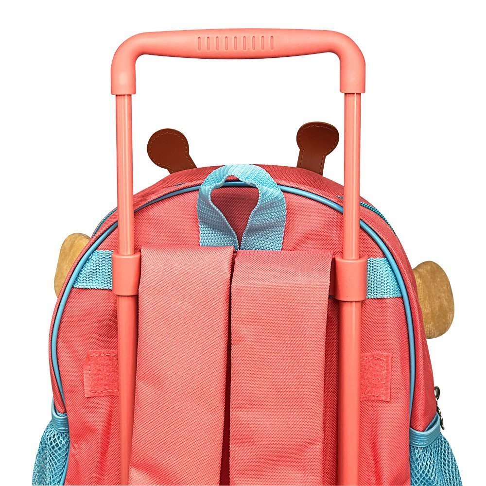 Mochila de Rodinha Infantil Escolar Girafa - 7