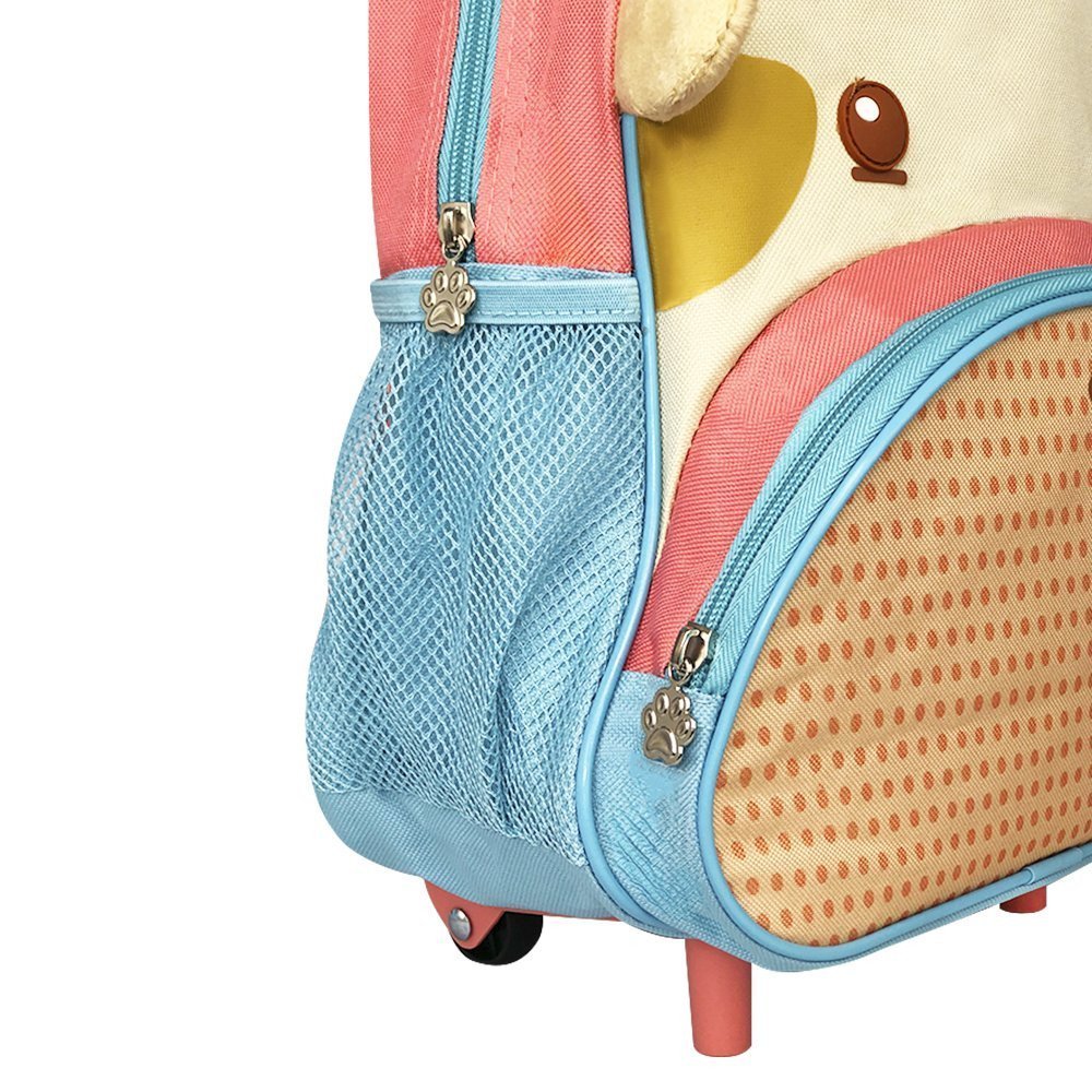 Mochila de Rodinha Infantil Escolar Girafa - 5