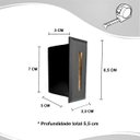 Ver imagem 6 de 5 Balizador Parede para Escada Risk Embutido Led 3000k Bet49