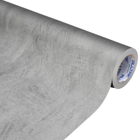 Concreto Queimado – Adesivo Vinílico de Piso Impermeável Lavável Autocolante – 60cm Larg Alltak