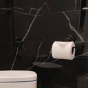 Ver imagem 3 de Kit Toalheiro e Porta Papel Higiênico com Ventosa Preto Fosco Faciliti Schmitt Acessórios Banheiro