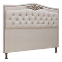 Ver imagem 3 de Conjunto Cabeceira/Calçadeira Holanda 1,60 cm Linho Capuccino - Star Confort conjunto holanda calçad