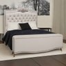 Conjunto Cabeceira/Calçadeira Holanda 1,60 cm Linho Capuccino - Star Confort conjunto holanda calçad - 2