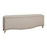 Conjunto Cabeceira/Calçadeira Holanda 1,60 cm Linho Capuccino - Star Confort conjunto holanda calçad - 7