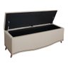 Conjunto Cabeceira/Calçadeira Holanda 1,60 cm Linho Capuccino - Star Confort conjunto holanda calçad - 8