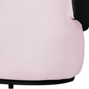 Ver imagem 4 de Poltrona Namoradeira Sofá Orgânico 2 Lugares Beatriz Suede Composê Corino Preto - Suede Rosa Bb