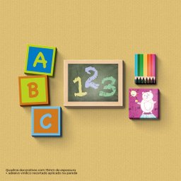 Professor Educação Infantil - Quadros ou Placas Modulares com 6 Peças - 1