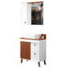 Armario Kit Toscana Blanche/cinamo 80cm Bertazoli - 1