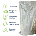 Ver mais imagens de Kit com 100 Un Saco Convencional Costurado Boca Aberta Branco 50x70cm sem Impressão