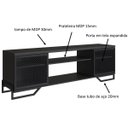 Ver imagem 3 de Rack Industrial com 2 Portas e Estrutura de Metal Preto