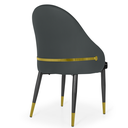 Ver mais imagens de Kit 6 Cadeiras de Jantar Estofada Design La Martina - Preto