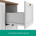 Ver imagem 5 de Cozinha Armario 6 Peças Balcao com Tampo 200 cm Unna Branco Poliman
