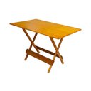 Ver imagem 1 de Mesa Dobravel De Madeira 1,20X70 Natural Marrom