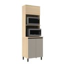 Ver imagem 2 de Torre Quente 3 Portas 65cm Andria Yescasa Bege/Marrome/Nude