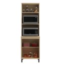 Ver imagem 4 de Torre Quente 3 Portas 65cm Andria Yescasa Bege/Marrome/Nude