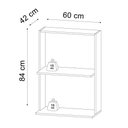 Ver imagem 5 de Suporte Aéreo para Micro-ondas Forno 60x40cm Laura M05 Branco - Inoviza