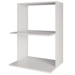 Suporte Aéreo para Micro-ondas Forno 60x40cm Laura M05 Branco - Inoviza - 1