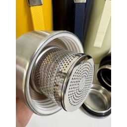 Garrafa Térmica C/ Difusor Parede Dupla Aço Inox 800ml - Verde - 3