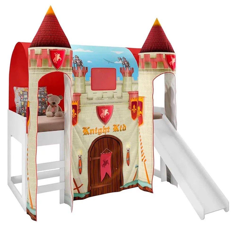 Cama Infantil com Aerofólio 100%MDF Relâmpago McQueen Star P13