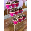 Ver imagem 3 de Expositor Escada para Doces em Acrílico - 3 Degraus