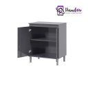 Ver imagem 3 de Balcão Microondas Armário para Cozinha 2 Portas Ej:cinza