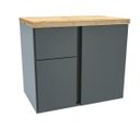 Ver imagem 2 de Gabinete para Banheiro 1 Porta 2 Gavetas Castellon