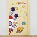 Ver imagem 3 de Adesivo de Porta Decorativo Infantil Astronauta Bem Vindo