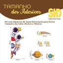 Ver imagem 4 de Adesivo de Porta Decorativo Infantil Astronauta Bem Vindo