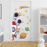 Adesivo de Porta Decorativo Infantil Astronauta Bem Vindo - 2