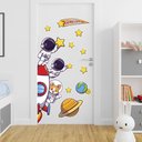 Ver imagem 2 de Adesivo de Porta Decorativo Infantil Astronauta Bem Vindo