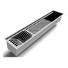 Calha Inox 110cm Escorredor Completo Inox - 1