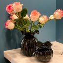 Ver imagem 1 de Vaso Trouxinha Cristal Murano Preto Pp Love