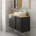 Ver imagem 1 de Gabinete para Banheiro 1 Porta 2 Gavetas Castellon 