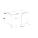 Ver imagem 4 de Gabinete para Banheiro 1 Porta 2 Gavetas Castellon 