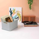 Ver imagem 2 de Cesta Organizadora com Tampa Fit Ultra Light Gray 23,9 Litros - 107990468 - Coza