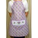 Ver imagem 1 de Avental de Cozinha Estampado - Flores em Lilás