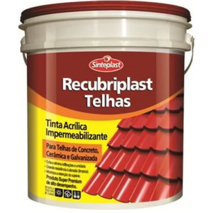 Tinta Acrílica Impermeabilizante Para Telhas 10 Lt: Branco