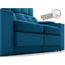 Ver imagem 7 de Sofá com Porta Copos e Carregador USB Eureka 1,70m Assento Retrátil e Reclinável Velosuede